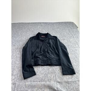 JB by Joe Benbasset Women's Jacket, Size‎ Large Black Micro Poly